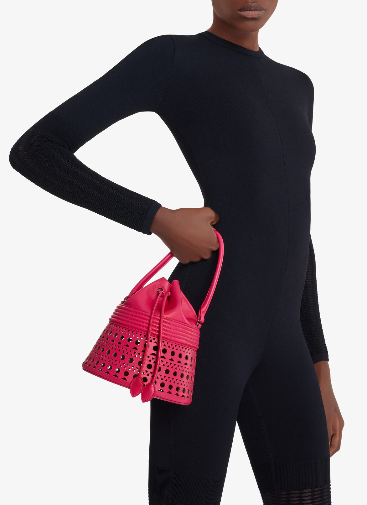 Handbags ALAÏA RASPBERRY PINK HANDBAGS
